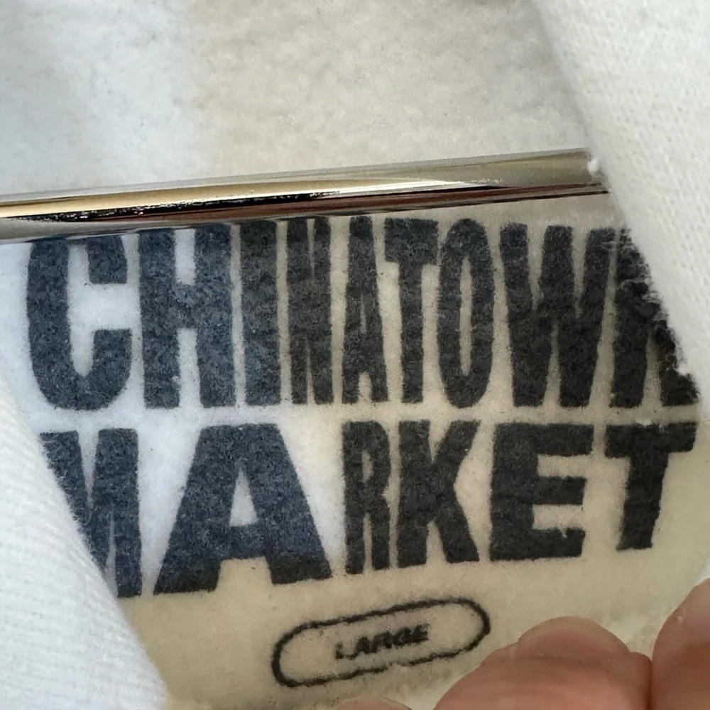 High End Chinatown Market Thick GABAGOOL White Men's L Streetwear Hoodie RARE - Picture 4 of 4